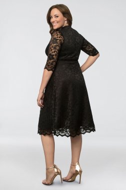 Metallic Lace Plus Size Gown with Beaded Capelet Ignite 7412142