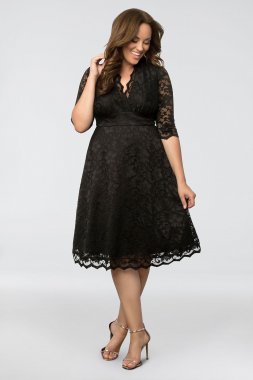 Mademoiselle Lace Plus Size Dress Kiyonna 12150901