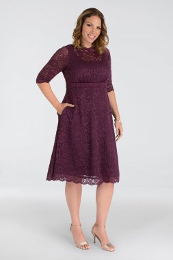 Lacey Cocktail Plus Size Dress Kiyonna 12170902