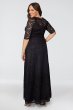 Leona Glitter Lace A-Line Plus Size Gown Kiyonna 13180910