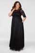 Leona Glitter Lace A-Line Plus Size Gown Kiyonna 13180910