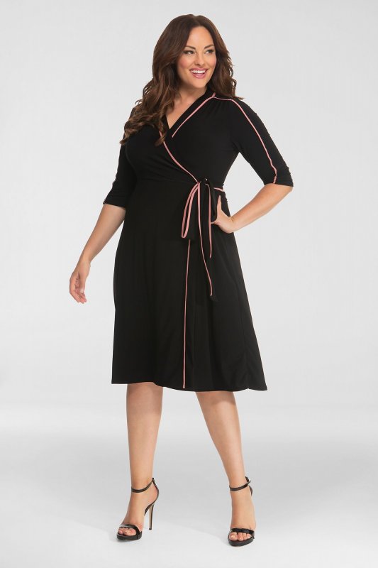 Harper Plus Size Wrap Dress Kiyonna 13182204