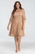 Sofia Sequin Lace Plus Size Dress Kiyonna 13182508