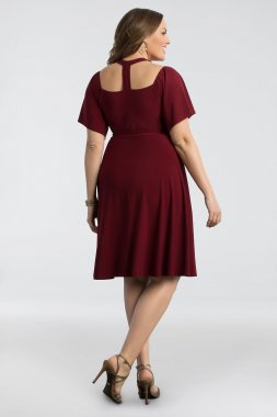 Elise Flutter Plus Size Dress Kiyonna 15162203