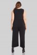 Pleated Surplice Plus Size Jumpsuit with Buckle Karen Kane 1L46134W