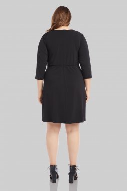 Rumor Plus Size Ruched Dress Kiyonna 13121806