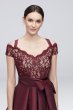 Off-the-Shoulder Short Taffeta A-Line Dress RM Richards 2323