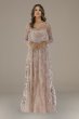 Lara Evette Lace A-Line Long Sleeve Gown Lara 29677