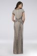 Lara Caroline Shimmer V-Neck Sheath Gown Lara 29746