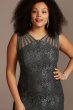 Sequin Lace Mermaid Plus Size Dress with Illusion RM Richards 3198W