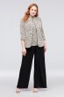 Chiffon Straight-Leg Plus Size Pants Alex Evenings 46025