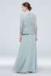 Three-Piece Chiffon Skirt and Lace Sweater Set Cachet 60270D