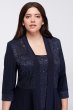 Mock Two Piece Lace and Jersey Pant Suit RM Richards 7772W