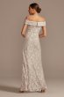 Off the Shoulder Lace Gown with Embellished Detail Alex Evenings 81122267