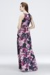 High-Neck Chiffon A-Line Dress with Crystals SL Fashions 9171323