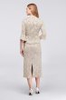 Stretch Sequin Lace Tank Dress and Matching Jacket RM Richards 9896