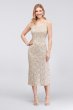 Stretch Sequin Lace Tank Dress and Matching Jacket RM Richards 9896