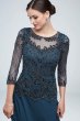 Beaded and Sequined Long Mesh Dress Pisarro Nights D2321