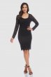 London Long Sleeve Lace Short Sheath Dress Karen Kane L09580