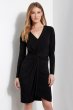 Meghan Twist Long Sleeve Crepe Sheath Dress Karen Kane L43560