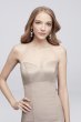 Strapless Faille Mermaid Bridesmaid Dress with Bow Oleg Cassini OC290033