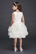 Organza Bubble Skirt Flower Girl Dress David's Bridal CR1391