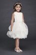 Organza Bubble Skirt Flower Girl Dress David's Bridal CR1391