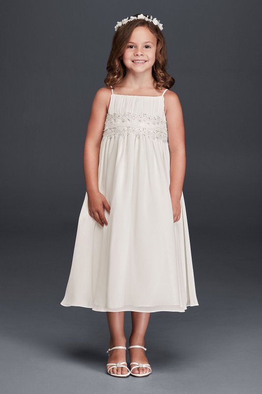 Spaghetti Strap Chiffon Baby Doll Dress David's Bridal FG9743