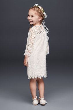 Glitter Knit Off-the-Shoulder Flower Girl Dress Speechless SC678D01J735