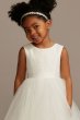 Ball Gown Flower Girl Dress with Heart Cutout David's Bridal RK1368