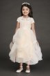 Lace and Organza Pick-Up Flower Girl Dress David's Bridal RK1380