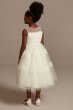 Banded Lace Illusion Flower Girl Dress David's Bridal WG1374