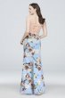 Crossing Crop Tank Two-Piece Floral Skirt Set Jump 11084