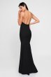 Plunging V-Neck Spaghetti Strap Crepe Sheath Dress Terani Couture 1812B5423