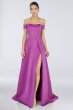 Off-the-Shoulder Satin Ball Gown with Beaded Waist Terani Couture 1911E9623