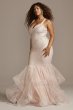 Bandage Mermaid Plus Size Trumpet Gown with Trim Glamour by Terani 1911P8640W