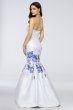 Strapless Sweetheart Floral Print Mermaid Dress Terani Couture 1911P8648