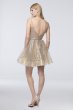 Short Sequin Spaghetti Strap Fit-and-Flare Dress Terani Couture 1922H0420