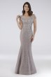 Lara Beaded Lace Cap Sleeve Mermaid Gown Lara 29763