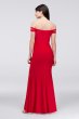 Double-Strap Off-the-Shoulder Jersey Sheath Dress Xscape 408X