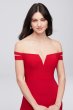 Double-Strap Off-the-Shoulder Jersey Sheath Dress Xscape 408X