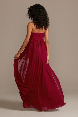 Pleated Tank Stretch Crepe Bridesmaid Dress David's Bridal F20104