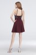 Glitter Scuba Halter Dress with Asymmetrical Skirt Speechless D72971TGQ