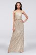 Allover Sequin Blouson Tank Bridesmaid Dress David's Bridal F19828