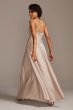 Spaghetti Strap Satin A-Line Bridesmaid Dress David's Bridal F20131