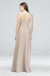 Satin Crepe One-Shoulder Bridesmaid Dress Oleg Cassini OC290063