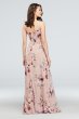 Chiffon Floral Print Dress with Spaghetti Straps DB Studio W60092