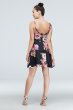 Mikado Floral V-Neck Asymmetric Hem Skater Dress Speechless X41211DQ22