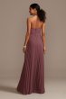 Floor-Length Chiffon Deep V-Neck Halter Dress Speechless X44011CA7